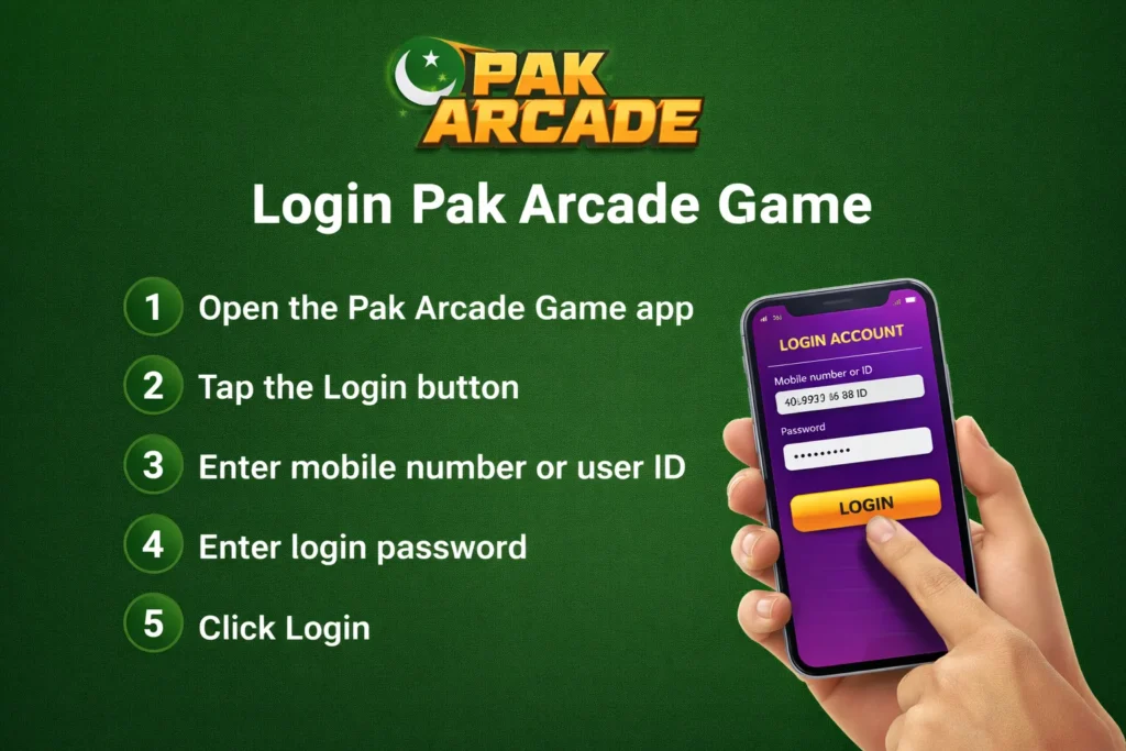 Login Pak Arcade